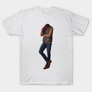 Invisible Henry drinking Coffee T-Shirt